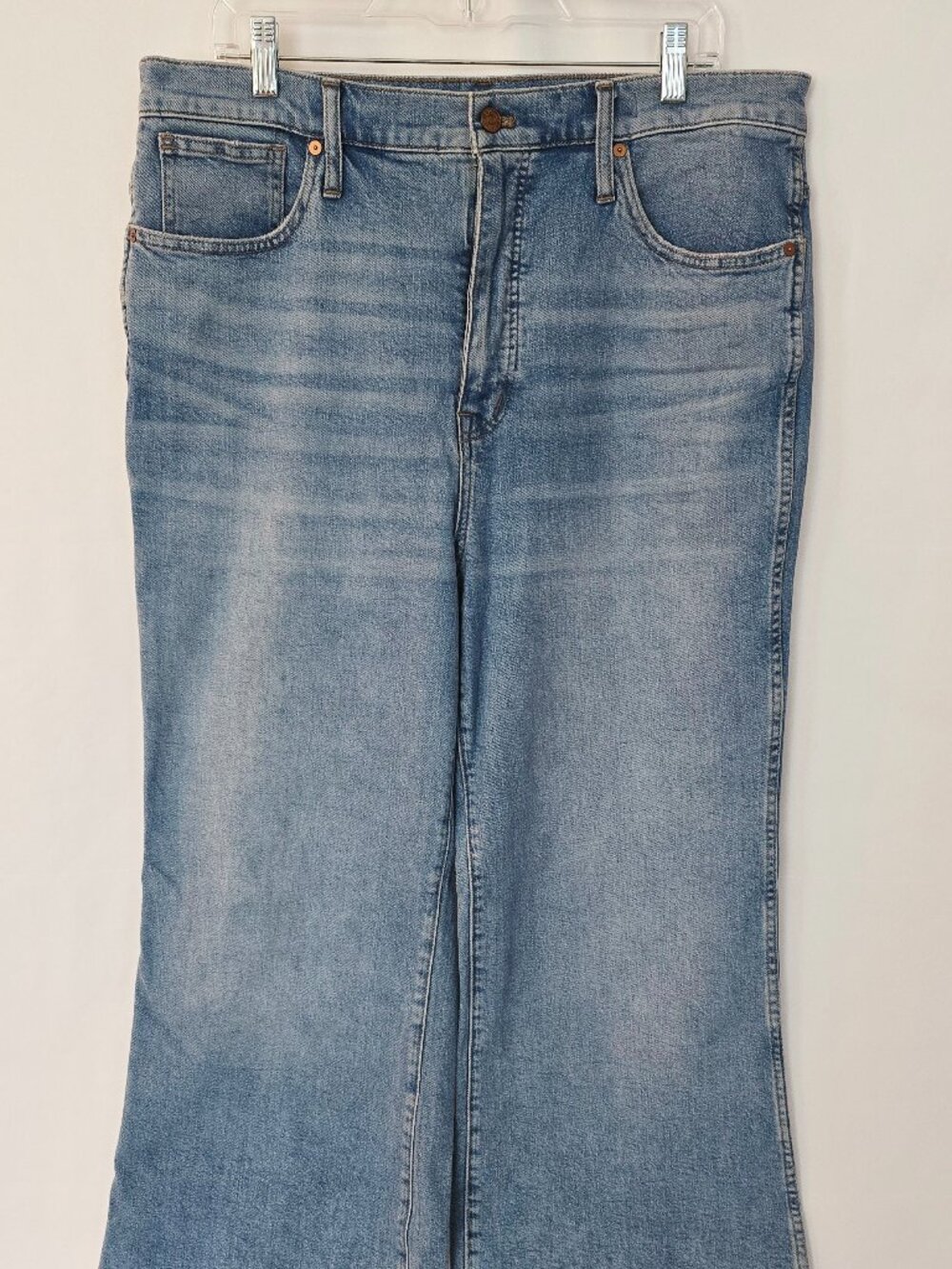 Madewell High-Rise Flare Jeans Retro Stretch Denim Size 32